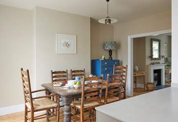 The dining-area leading to the sitting-room.
