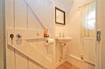 The downstairs cloakroom.