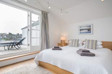 The lovely first floor main bedroom with en suite ...