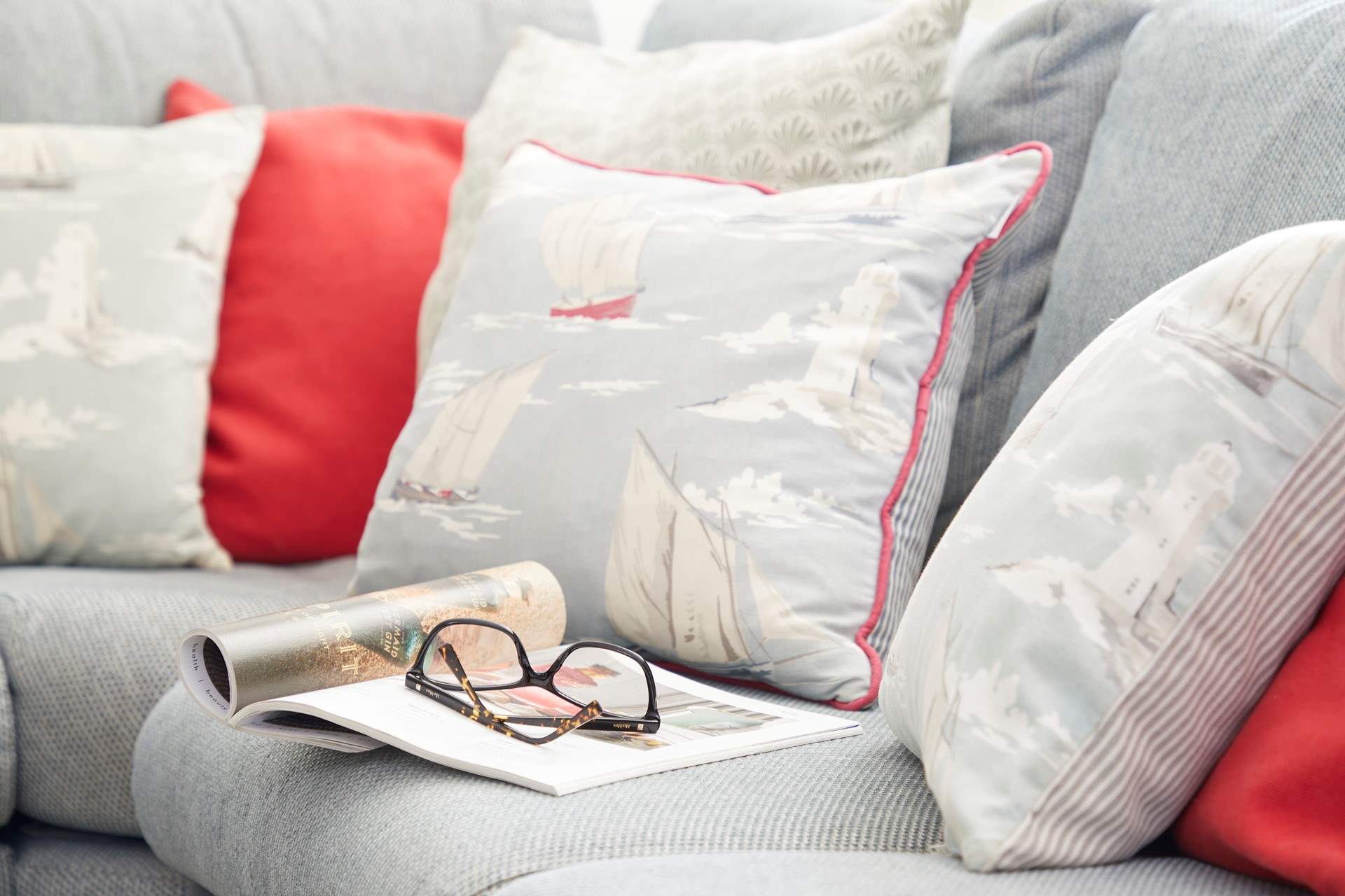 Take a seat to catch up on some reading.