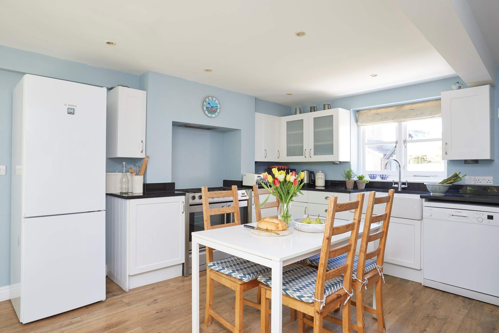 Enjoy cooking for the family in this modern style kitchen.
