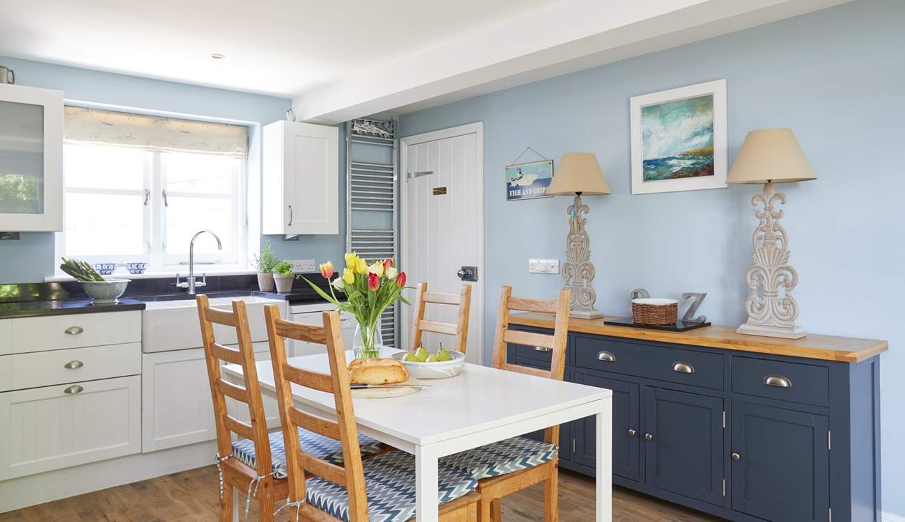 At the heart of the house is the kitchen.