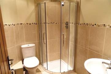 Modern and clean shower-room.