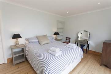 Enjoy sea views from the master bedroom.