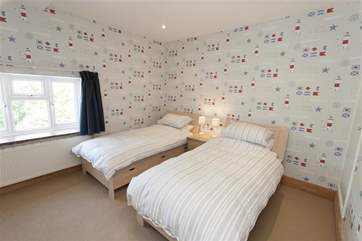 The twin bedroom is equally perfect for children or adults.