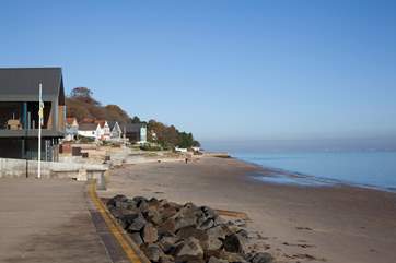 Seagrove Bay is the local beach to Dickens Cottage.