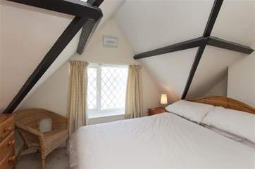 The upstairs bedroom.