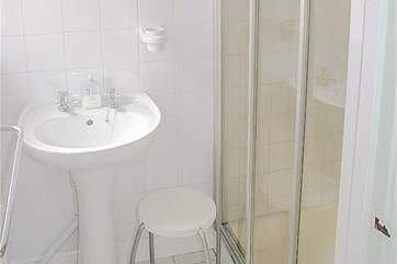 The en suite shower-room from the master bedroom.