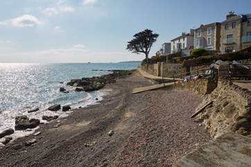 A morning dip in the Seaview waters.