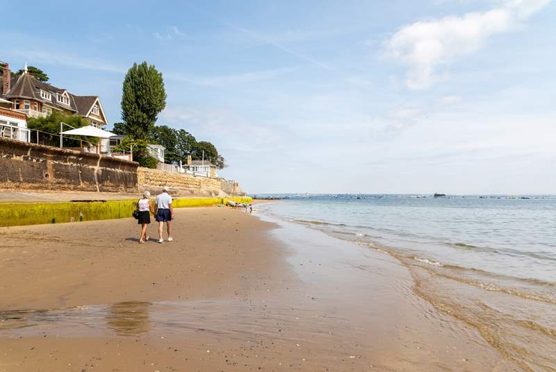 Seaview has lovely beaches overlooking the Solent.