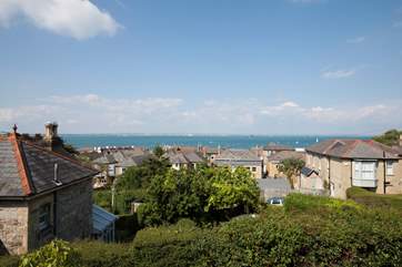 Grab the binoculars and spot the passing ships on the ship lanes.