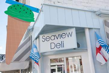 Take a walk into the village and visit the Seaview Deli for your scrummy lunch sandwich.