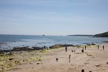Seaview beach is ideal for a day down the beach, rock pooling or a romantic stroll.