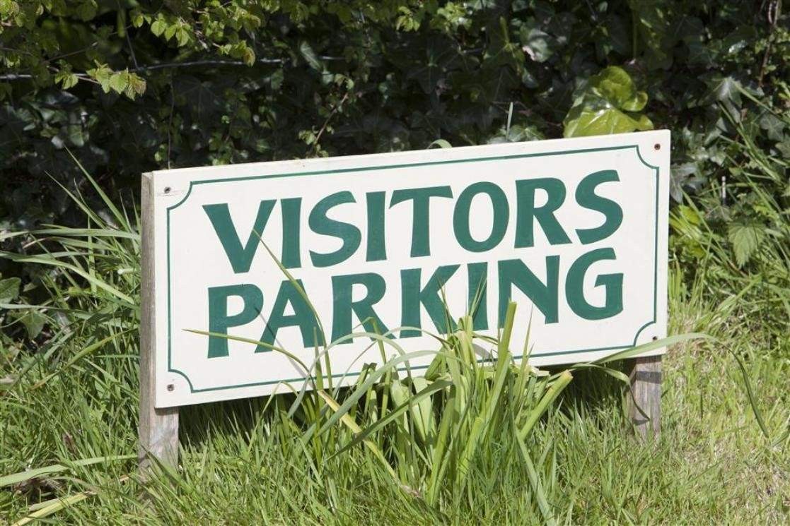 There are two car parking spaces.