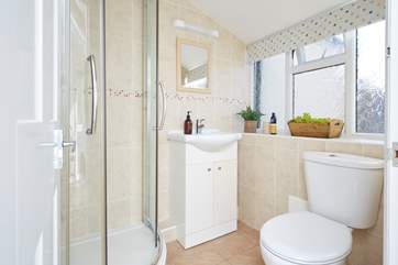 The shower room.