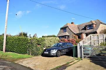 Fernfield provides private parking for three cars.