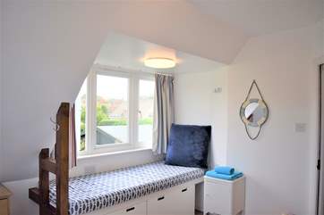 ...with views overlooking the garden.