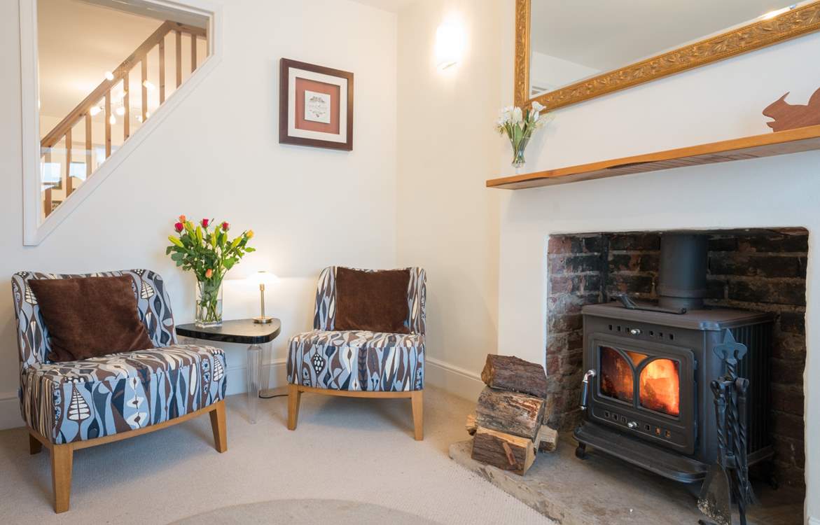 Fir Cottage is perfect all year round with a wood-burner stove. 