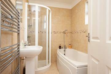 The downstairs bathroom.
