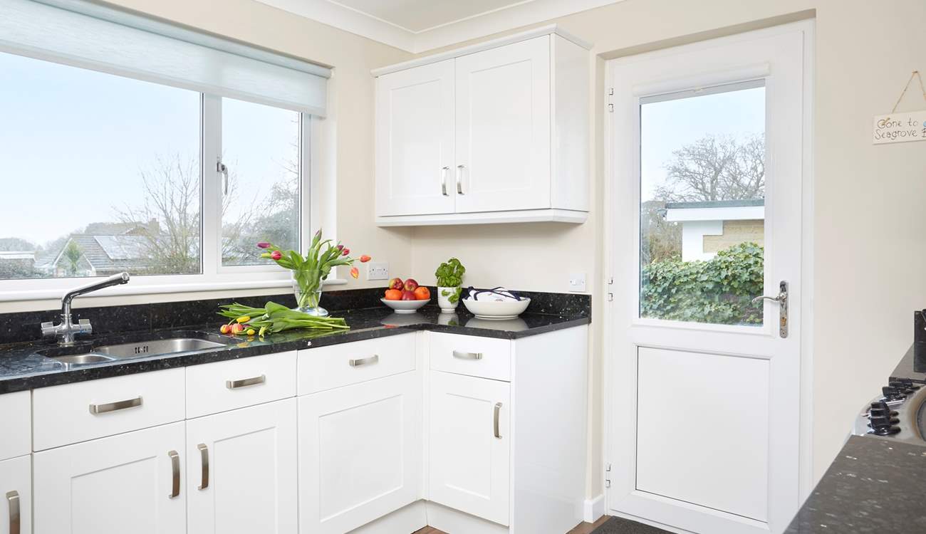 You should find everything you need in the well equipped kitchen.