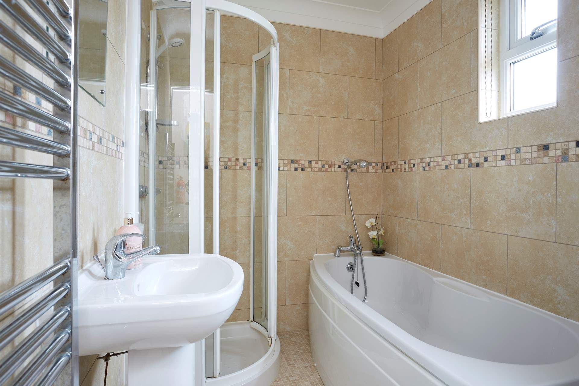 The downstairs bathroom.