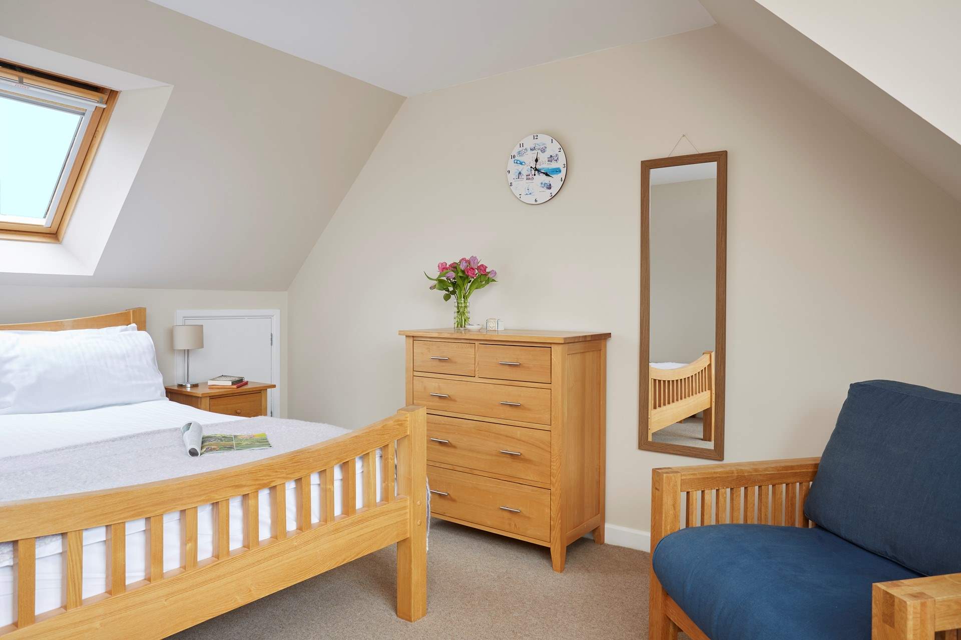 The large second double bedroom on the first floor.