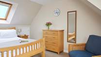 The large second double bedroom on the first floor.