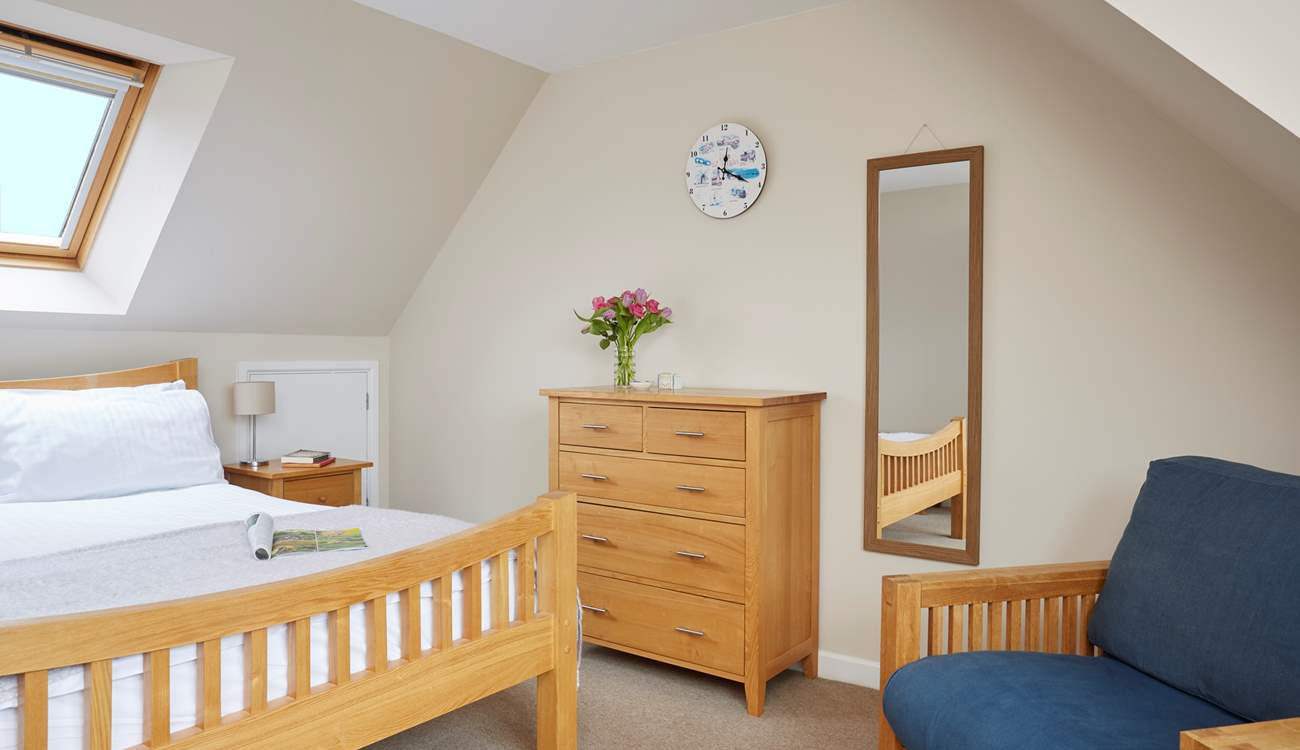 The large second double bedroom on the first floor.