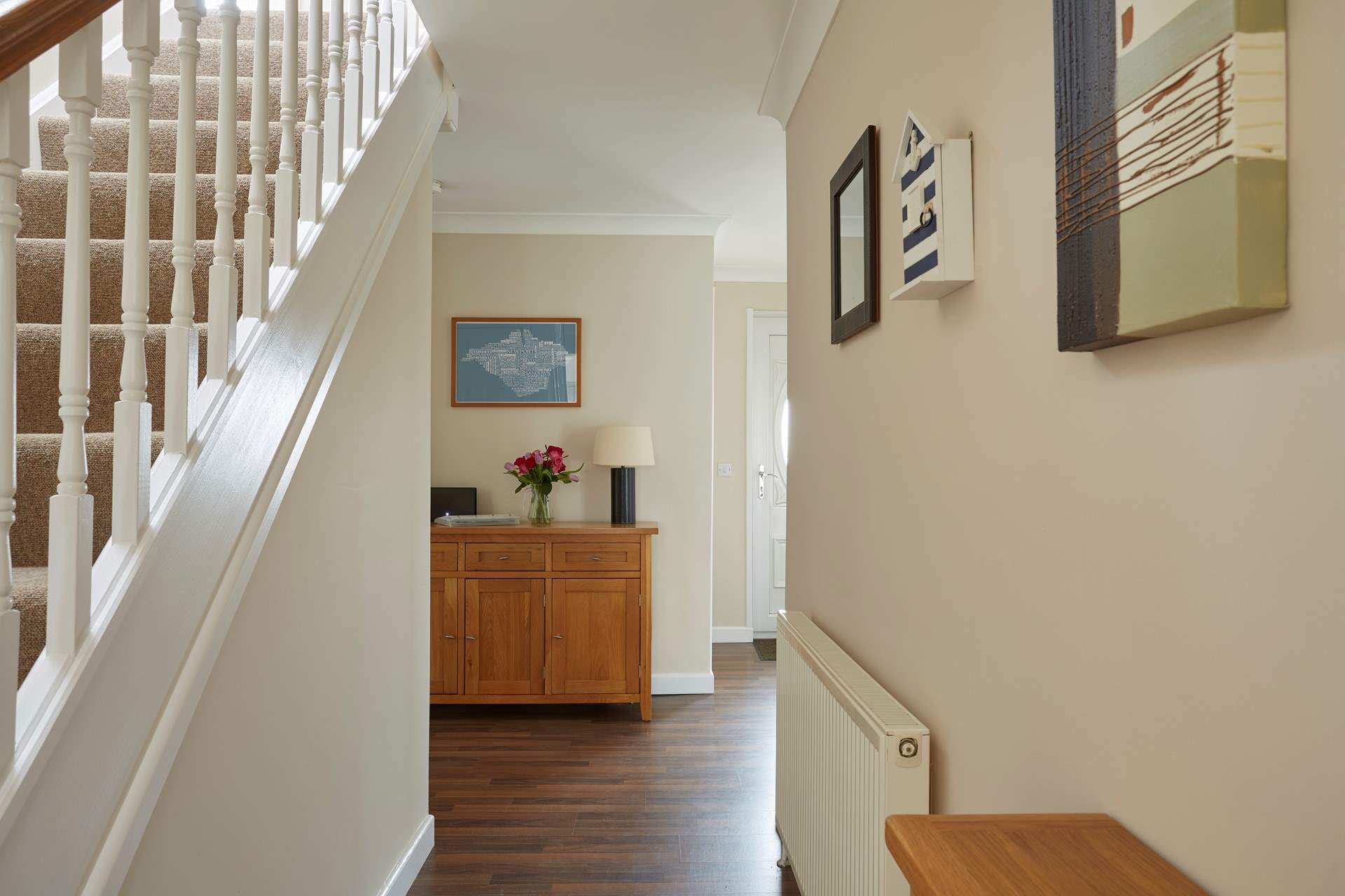 The hallway at Garsdon.