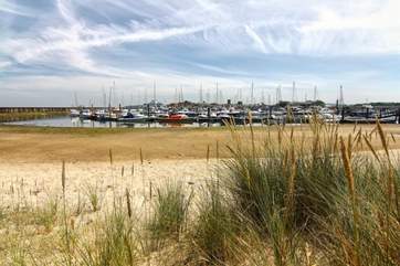 Yarmouth Harbour and waterfront.