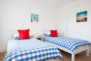 An equally appealing twin-room.