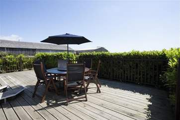 outside dining area