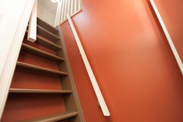 Please be aware of the steep stairs that lead up to the twin bedroom in the eaves on the first floor.