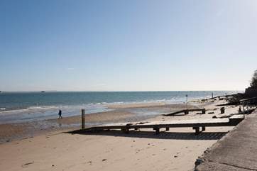 Seaview beach provides an ideal launch platform for boats and watersports.