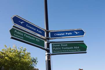 There are plenty of stunning walks from Seaview, pick a direction and go exploring