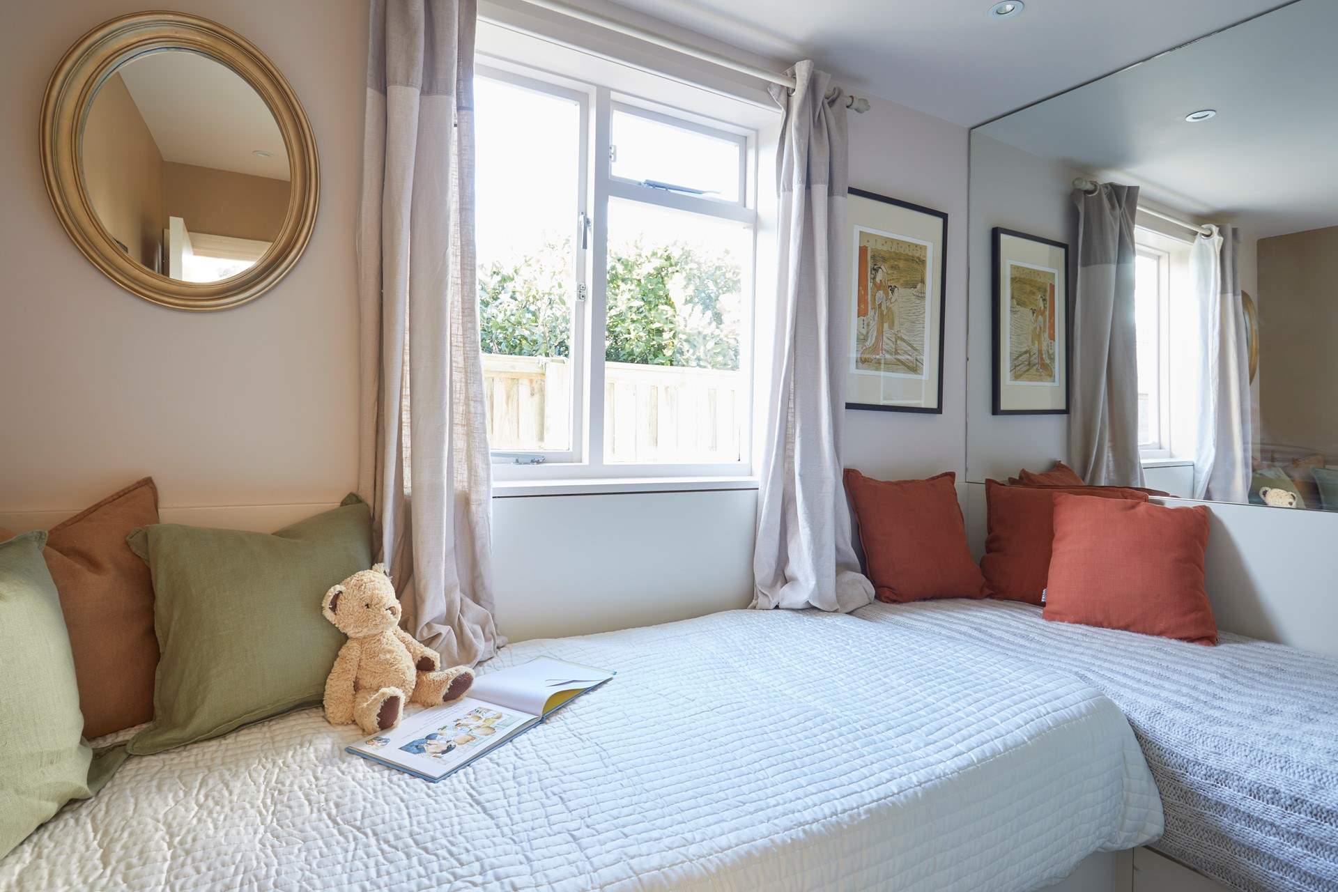 A cosy snug room in case anyone needs some extra space for some peace and quiet.