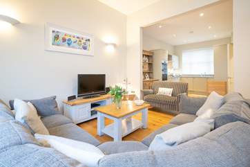 Comfortable soft seating for a cosy evening in.