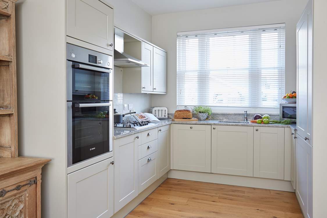 The smart and well equipped kitchen area perfect for trying out some new recipes with all that lovely island produce.