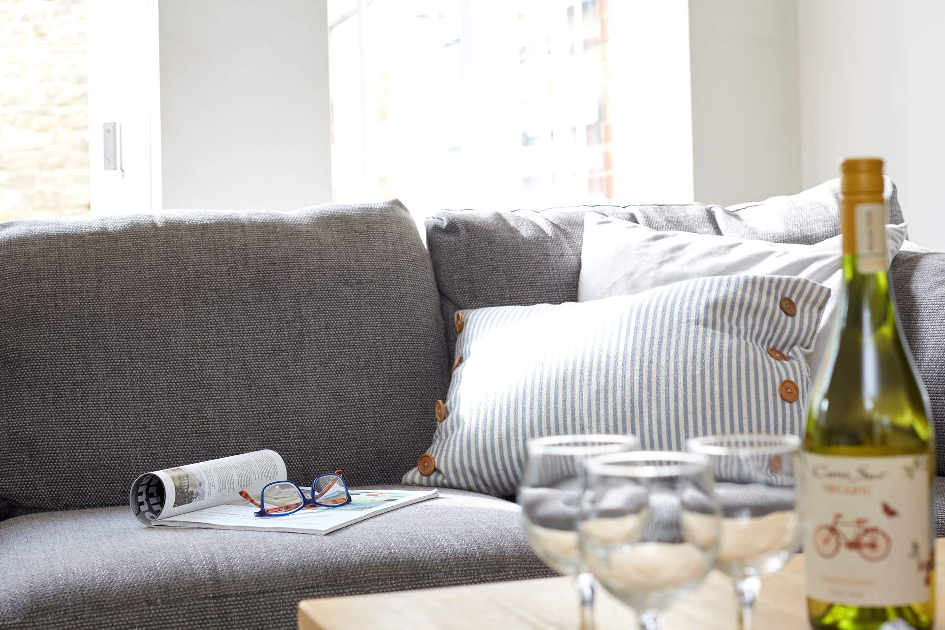 Comfortable soft seating for a cosy evening in. 