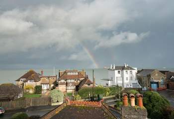 Take in the views from the top floor. 