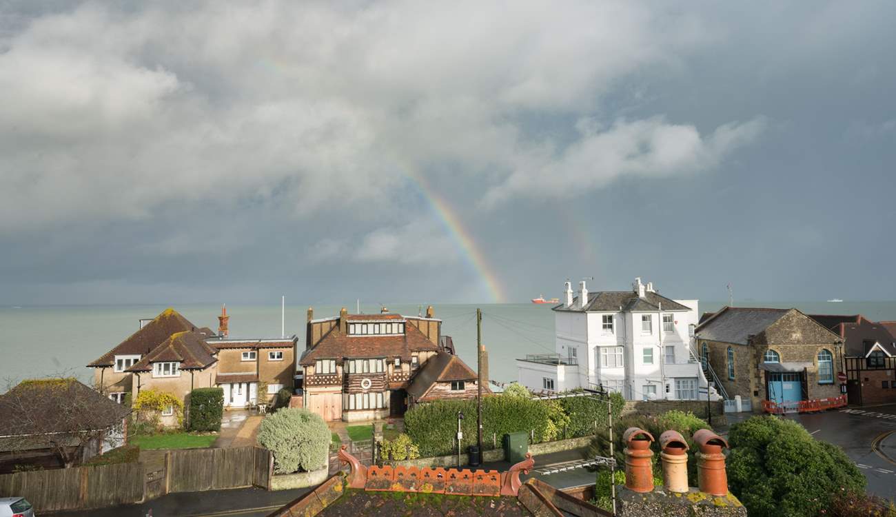 Take in the views from the top floor. 