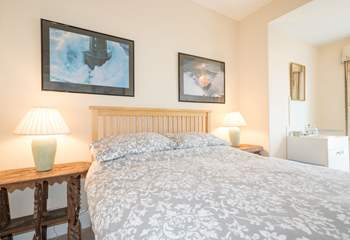 The second bedroom on the first floor.