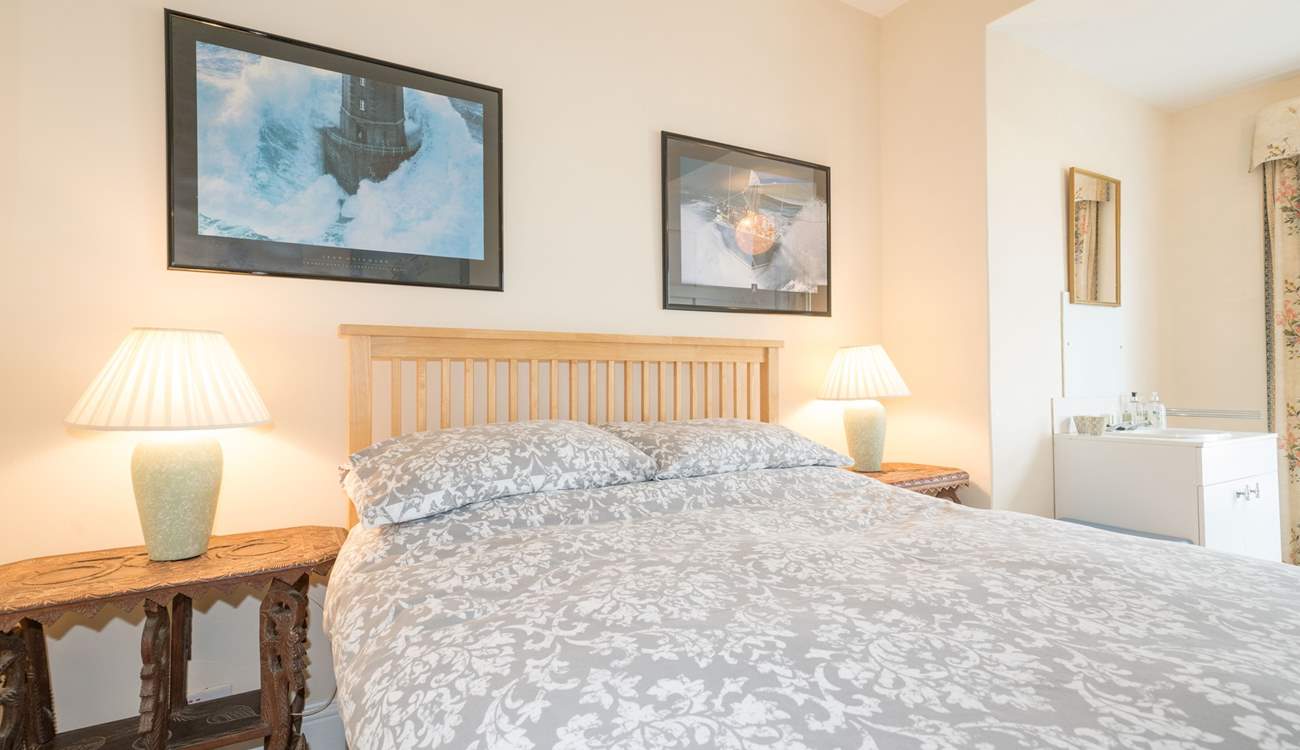 The second bedroom on the first floor.