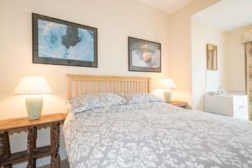 The second bedroom on the first floor.