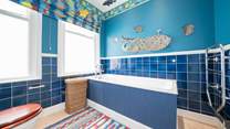 The family bathroom on the first floor. 