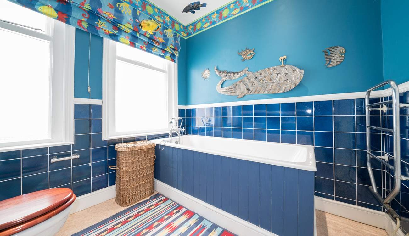 The family bathroom on the first floor. 