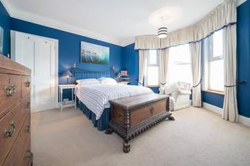 The master bedroom.