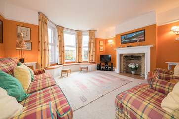 The cosy front sitting-room.