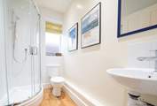 The shower-room on the ground floor.