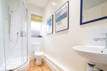 The shower-room on the ground floor.